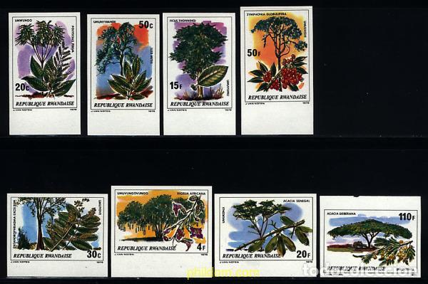Selos: 17926 MNH RUANDA 1979 ARBOLES