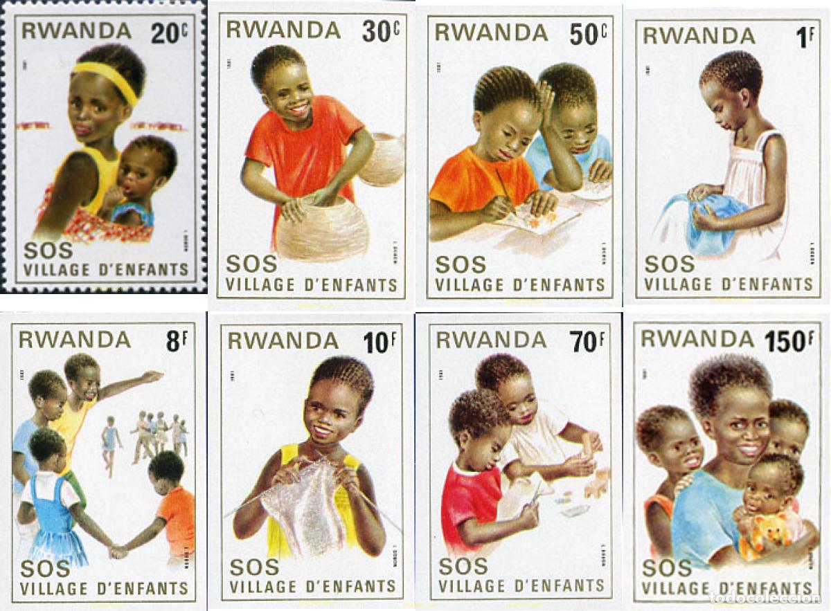 Selos: 56560 MNH RUANDA 1981 CIUDAD DE LOS NI&Ntilde;OS EN KIGALI