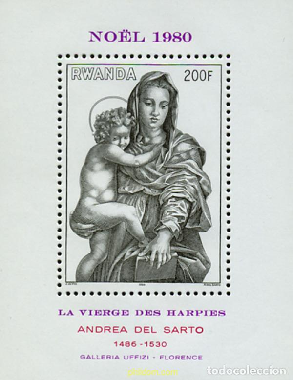 Briefmarken: 56624 MNH RUANDA 1980 NAVIDAD. PINTURA