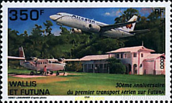 Sellos: 58457 MNH WALLIS Y FUTUNA 2000 30 ANIVERSARIO DEL PRIMER TRANSPORTE AEREO A FUTUNA