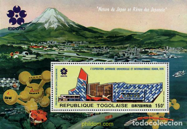 Sellos: 59180 MNH TOGO 1970 EXPO 70. EXPOSICION UNIVERSAL DE OSAKA