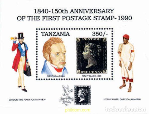 Sellos: 584322 MNH TANZANIA 1991 STAMP WORLD LONDON 90. EXPOSICION FILATELICA INTERNACIONAL