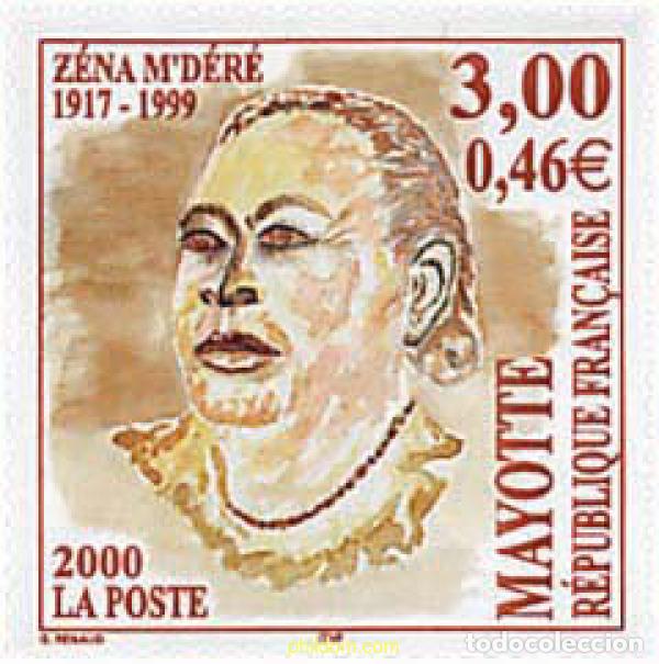 Sellos: 67963 MNH MAYOTTE 2000 HOMENAJE A ZENA M DERE