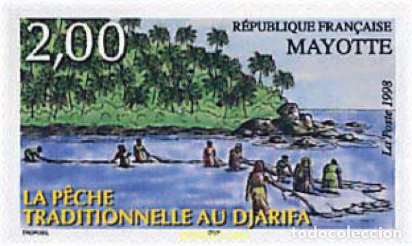 Sellos: 59277 MNH MAYOTTE 1998 PESCA TRADICIONAL DE DJARIFA