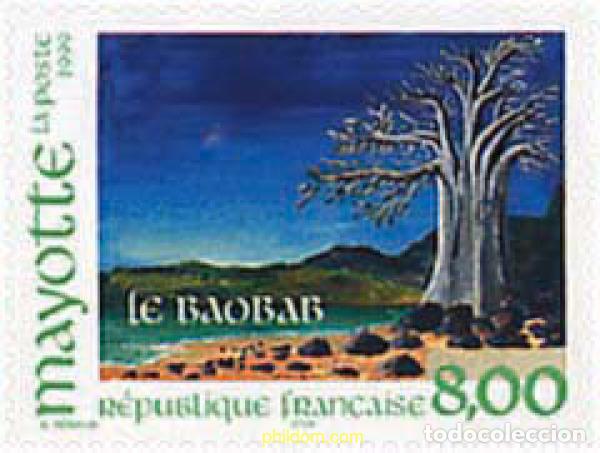 Sellos: 205165 MNH MAYOTTE 1999 ARBOL