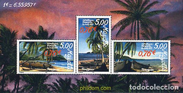 Sellos: 59299 MNH MAYOTTE 1999 PIRAGUAS