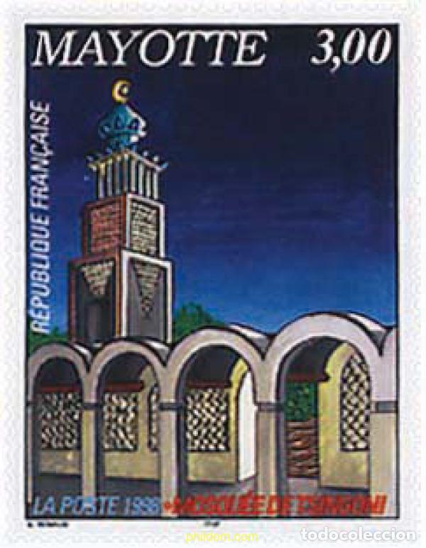 Sellos: 59276 MNH MAYOTTE 1998 PERSONAJES DE LEYENDA. MEZQUITA DE TSINGONI