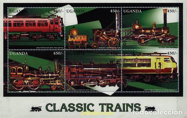 Sellos: 226848 MNH UGANDA 1996 LOCOMOTORAS