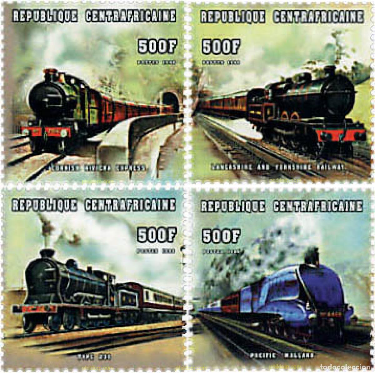 Sellos: 375693 MNH CENTROAFRICANA 1999 MEDIOS DE LOCOMOCION