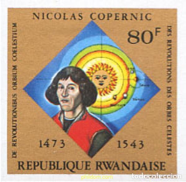 Sellos: 222004 MNH RUANDA 1973 500 ANIVERSARIO DEL NACIMIENTO DE NICOLAS COPERNICO