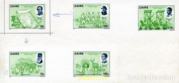 Sellos: 223676 MNH ZAIRE 1980 150 ANIVERSARIO DE LA INDEPENDENCIA
