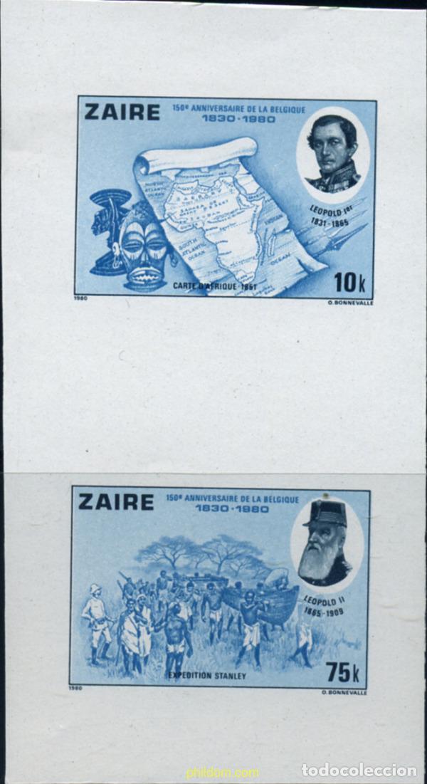 Sellos: 254229 MNH ZAIRE 1980 150 ANIVERSARIO DE LA INDEPENDENCIA