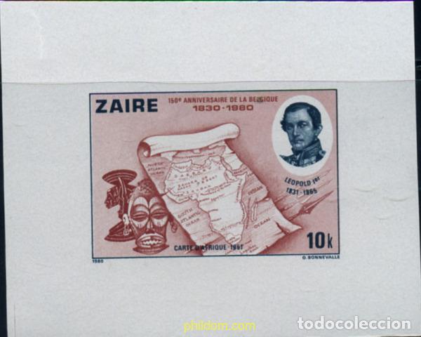 Sellos: 254230 MNH ZAIRE 1980 150 ANIVERSARIO DE LA INDEPENDENCIA