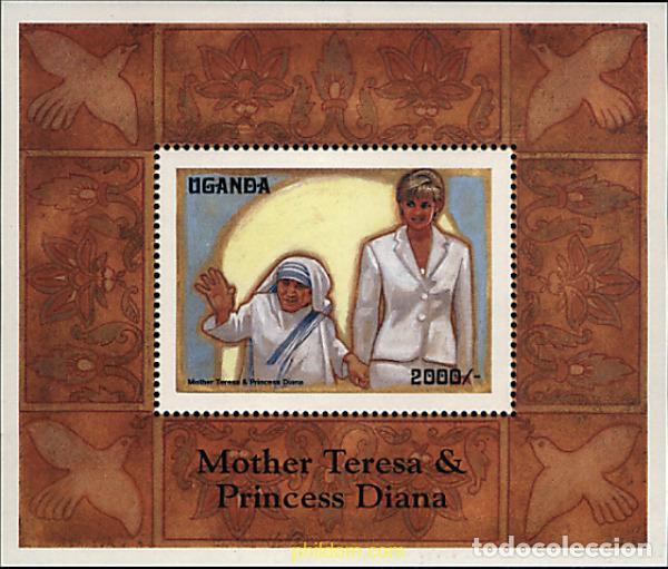 Sellos: 63703 MNH UGANDA 1998 ANIVERSARIO DE LA MUERTE DE LA MADRE TERESA DE CALCUTA