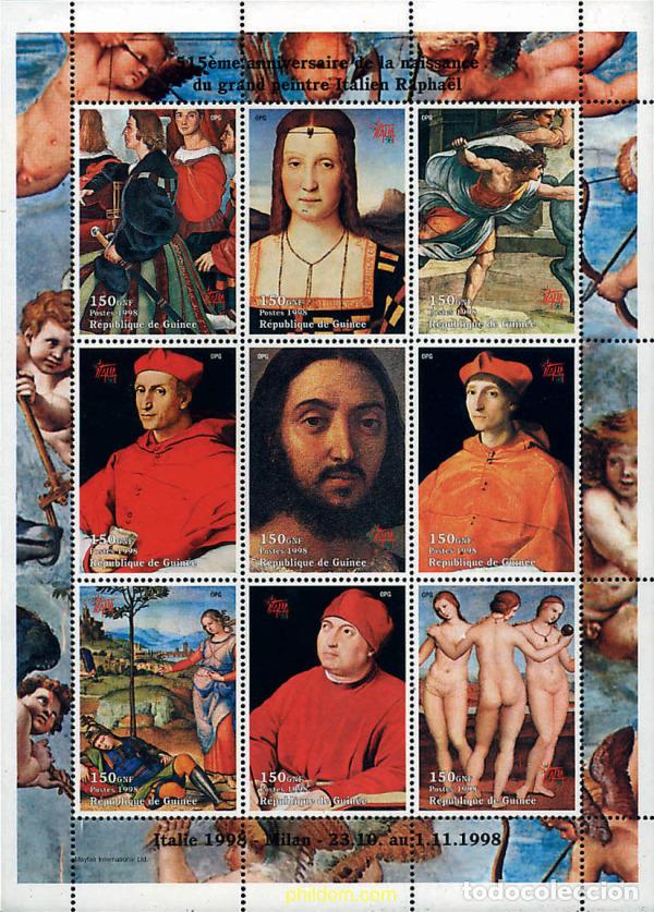 Sellos: 312975 MNH GUINEA 1998 ITALIA 98. EXPOSICION FILATELICA INTERNACIONAL