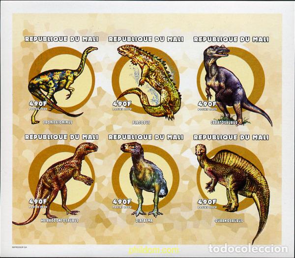 Timbres: 221909 MNH MALI 2000 FAUNA PREHISTORICA