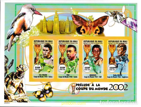 Timbres: 603769 MNH MALI 2000 PRELUDIO DE LA COPA DEL MUNDO DE FUTBOL 2002