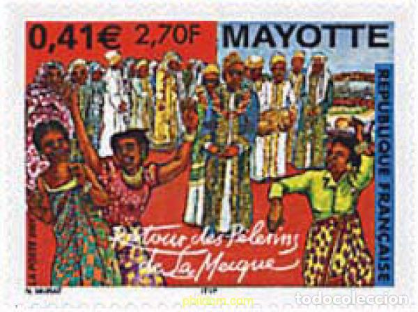 Sellos: 74814 MNH MAYOTTE 2001 RETORNO DE LOS PEREGRINOS DE LA MECA