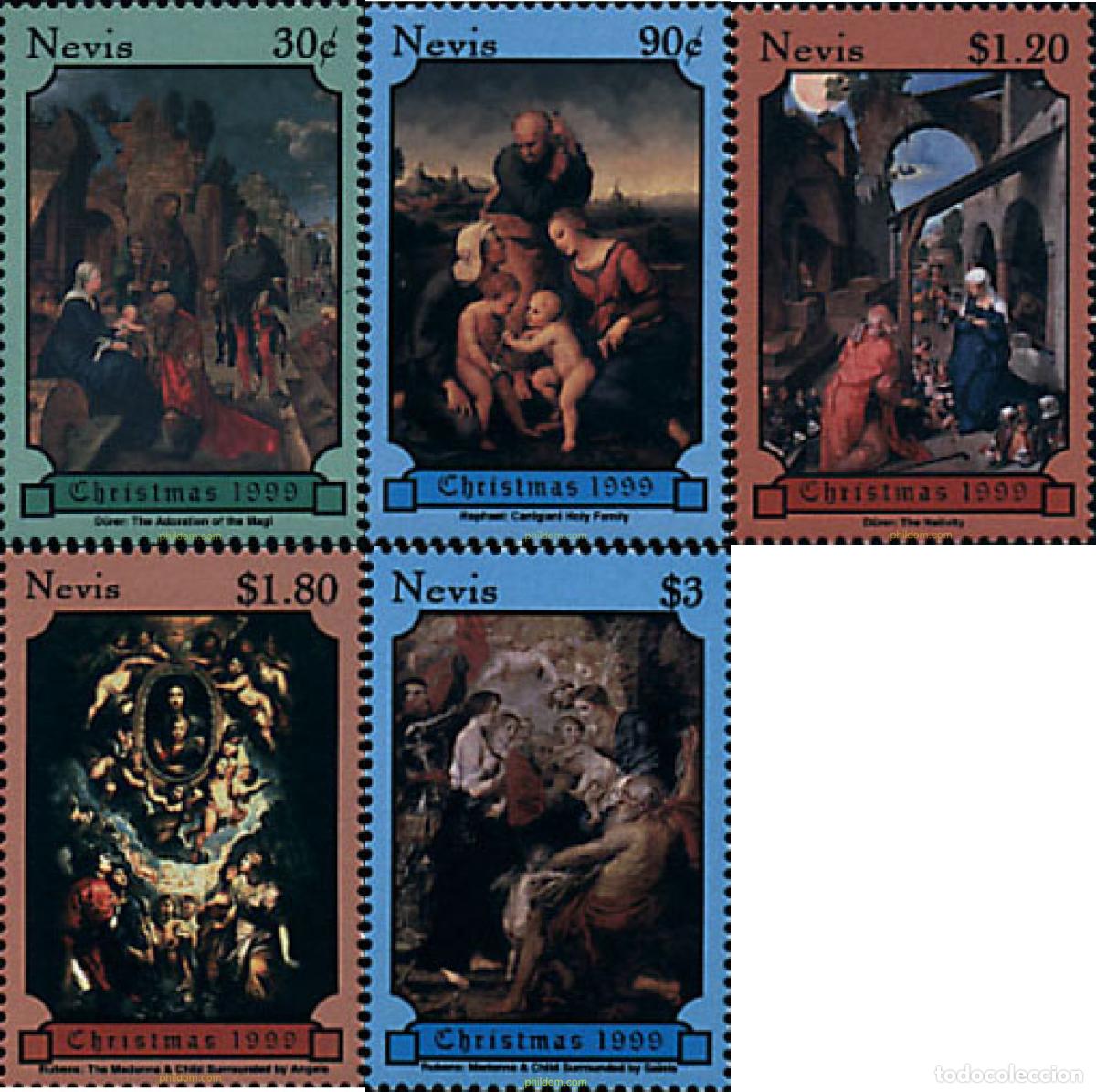 Sellos: 68983 MNH NEVIS 1999 NAVIDAD