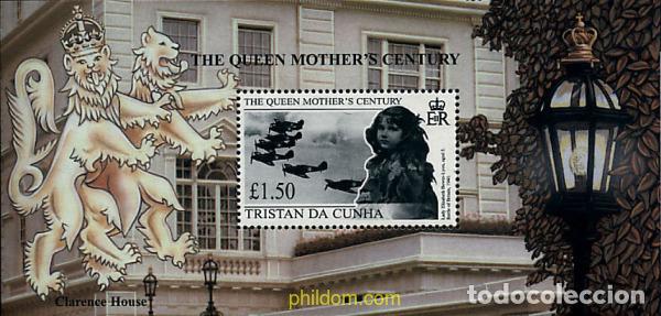 Sellos: 69184 MNH TRISTAN DA CUNHA 1999 HOMENAJE A LA REINA MADRE