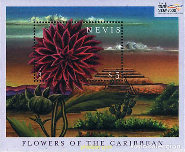 Sellos: 347572 MNH NEVIS 2000 FLORES DEL CARIBE