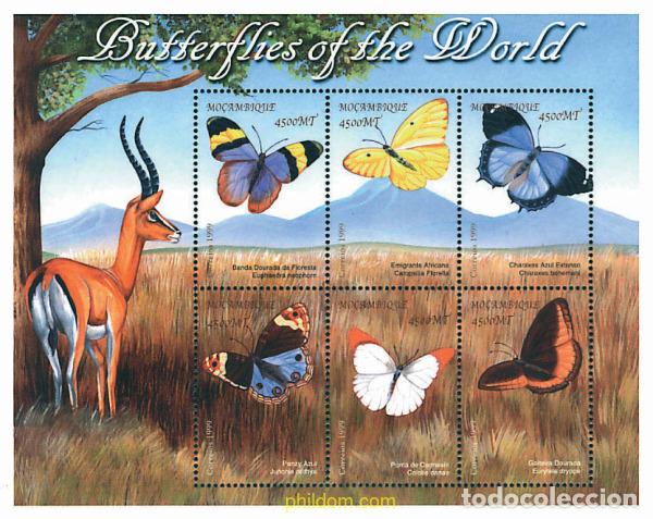 Sellos: 257264 MNH MOZAMBIQUE 2000 MARIPOSAS