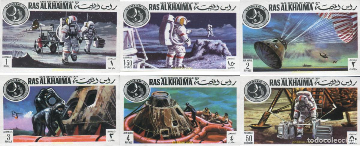 Sellos: 14307 MNH RAS AL KHAIMA 1972 APOLLO XIV