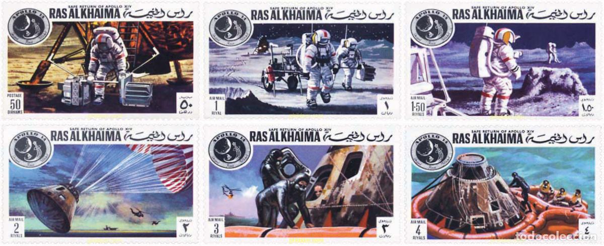 Sellos: 70193 MNH RAS AL KHAIMA 1972 APOLLO XIV