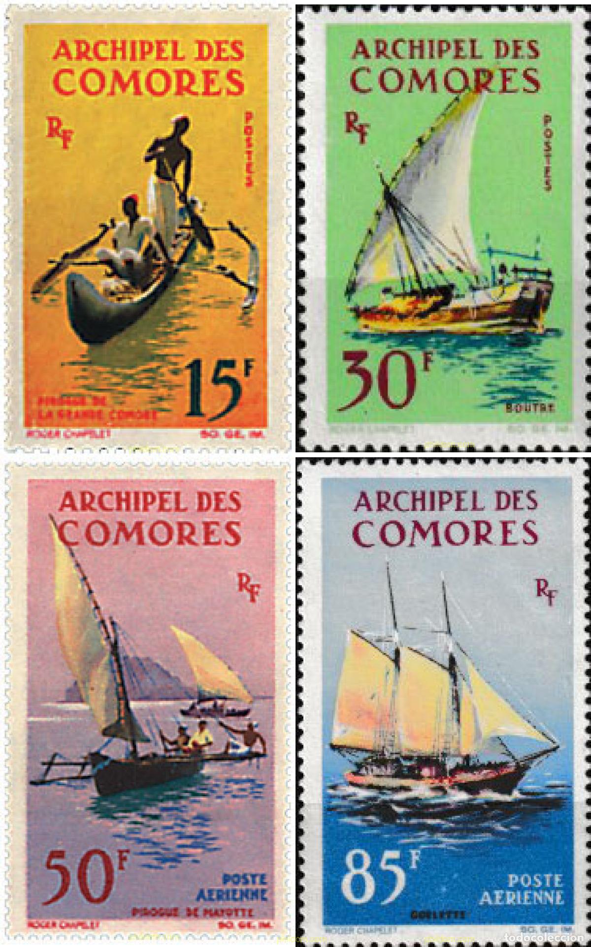 Sellos: 70450 MNH COMORES 1964 PERSONAJES DE LEYENDA