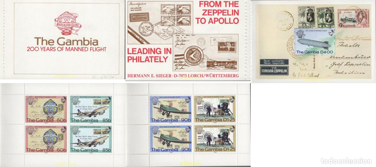 Sellos: 2192 MNH GAMBIA 1983 PERSONAJES DE LEYENDA