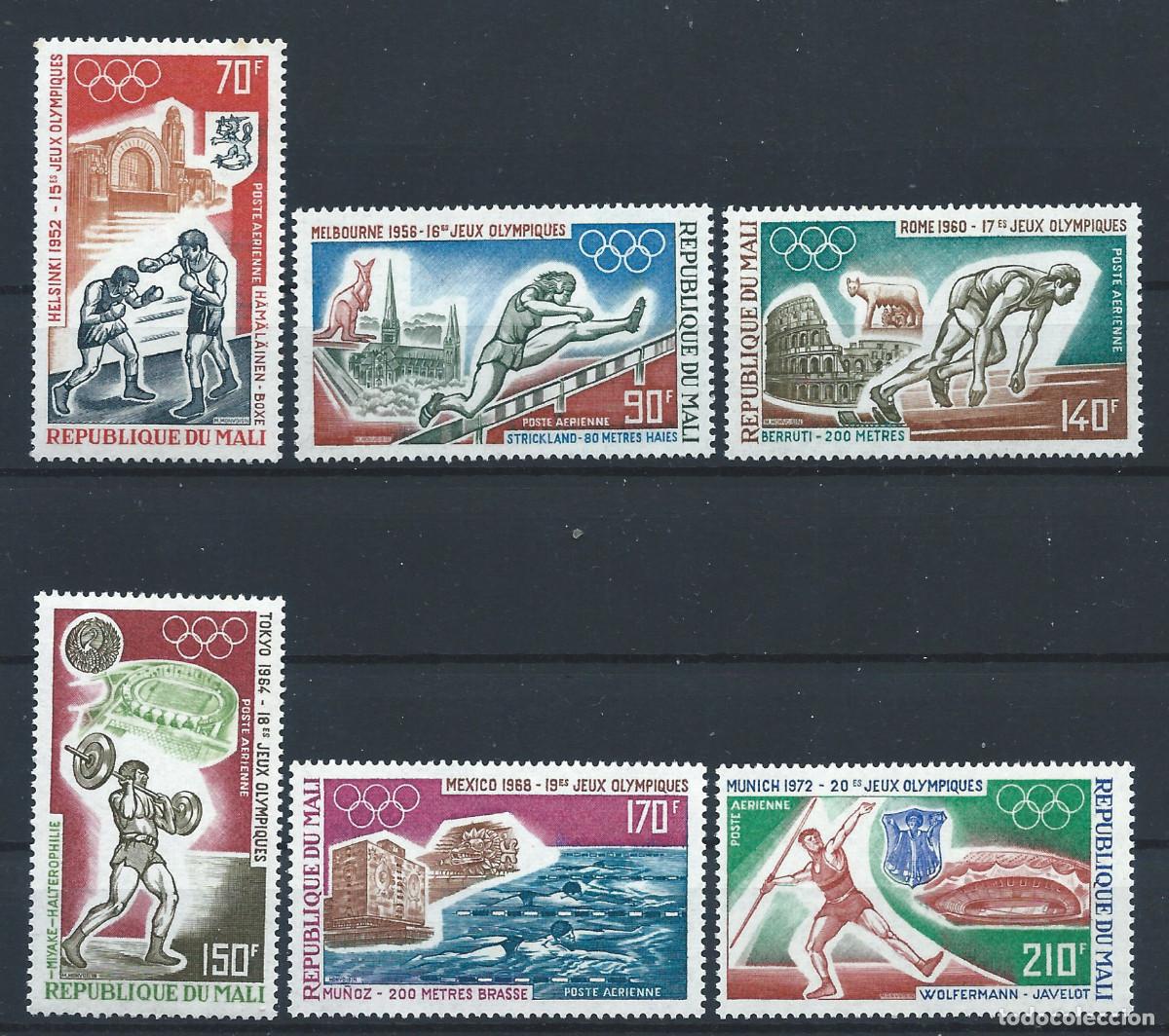 Sellos: Mali PA N&deg;159/64** (MNH) 1972 - J.O de Munich