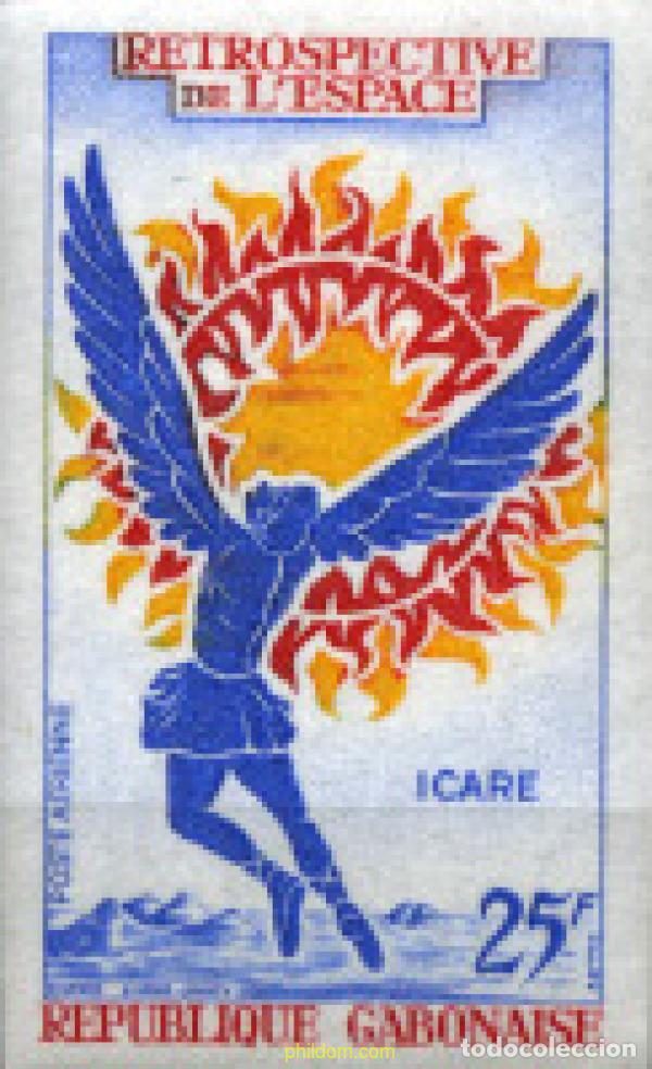 Sellos: 221494 MNH GABON 1970 RETROSPECTIVA DEL ESPACIO