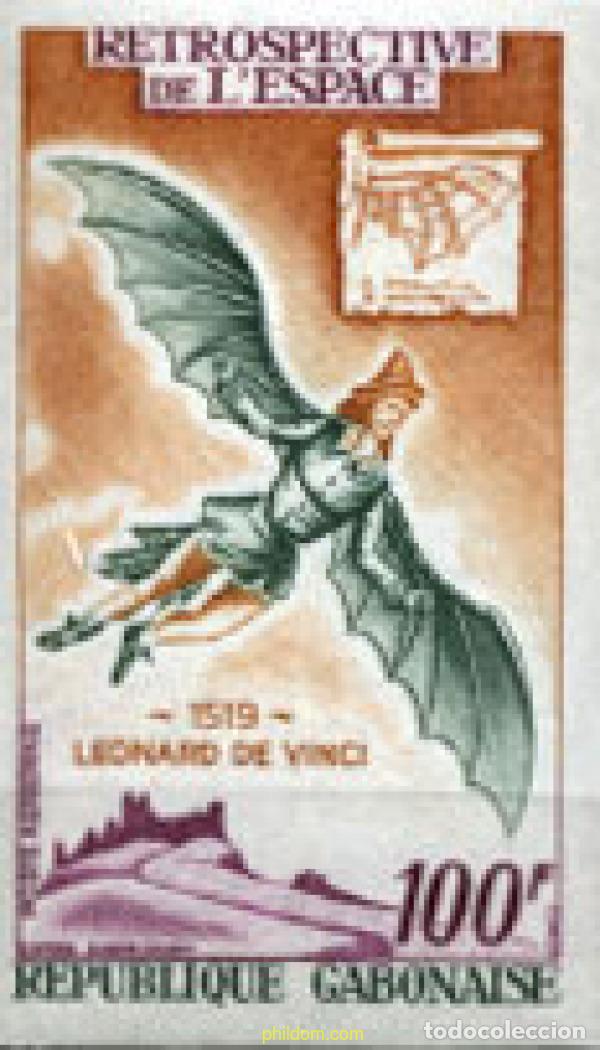 Sellos: 221495 MNH GABON 1970 RETROSPECTIVA DEL ESPACIO