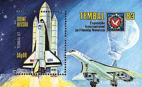 Sellos: 70842 MNH GUINEA BISSAU 1983 TEMBAL 83. EXPOSICION FILATELICA