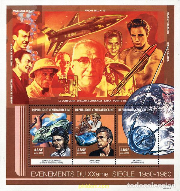 Sellos: 214220 MNH CENTROAFRICANA 2000 EVENTOS DEL SIGLO XX