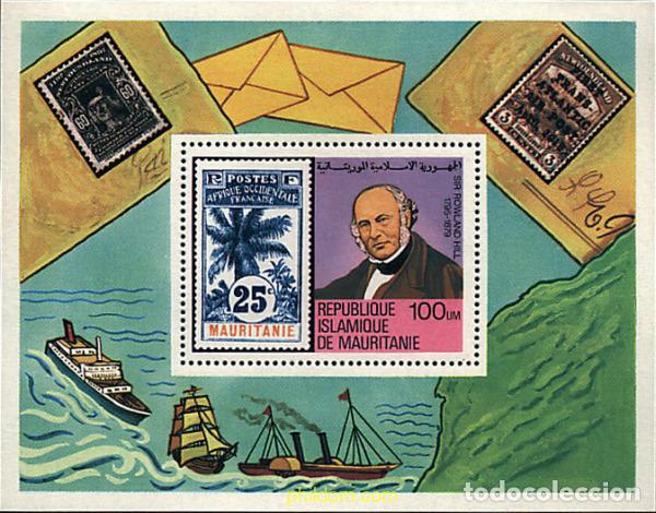 Sellos: 71306 MNH MAURITANIA 1979 CENTENARIO DE LA MUERTE DE ROWLAND HILL