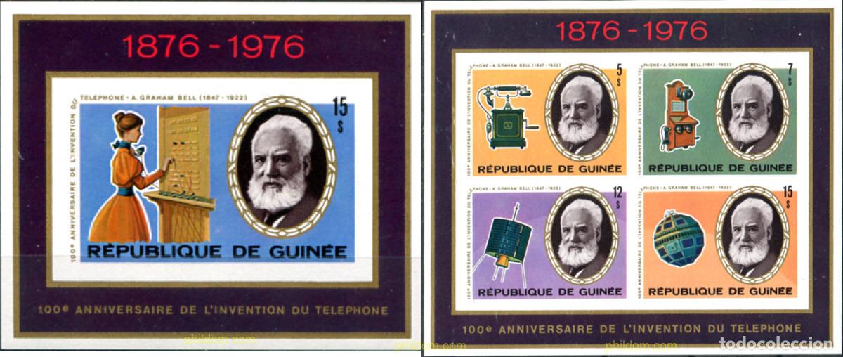 Sellos: 14574 MNH GUINEA 1976 CENTENARIO DEL TELEFONO