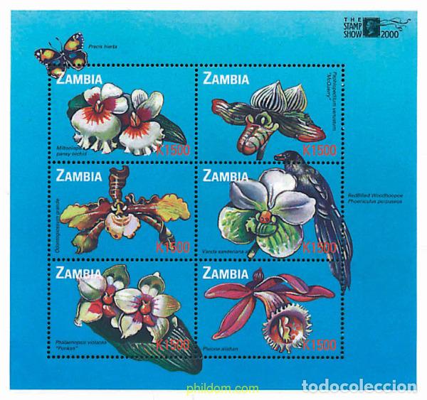 Sellos: 667717 MNH ZAMBIA 2000 THE STAMP SHOW 2000. EXPOSICION FILATELICA INTERNACIONAL