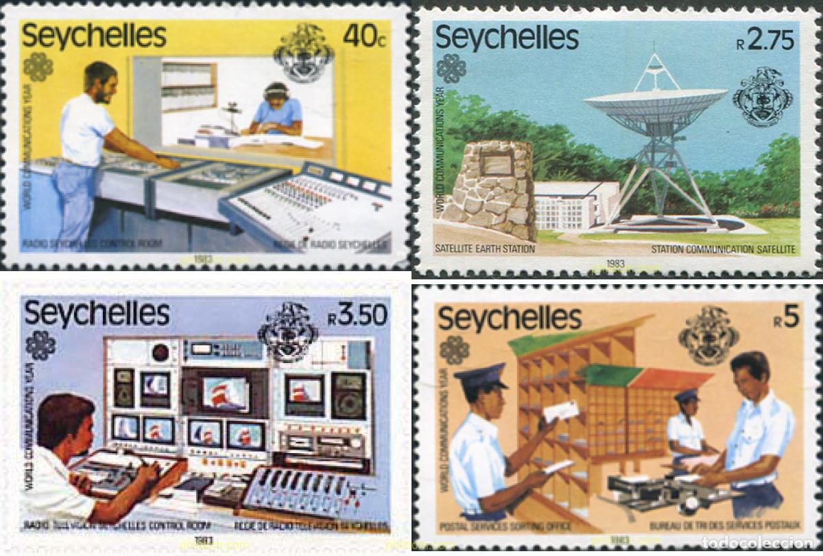 Sellos: 92447 MNH SEYCHELLES 1983 PERSONAJES DE LEYENDA