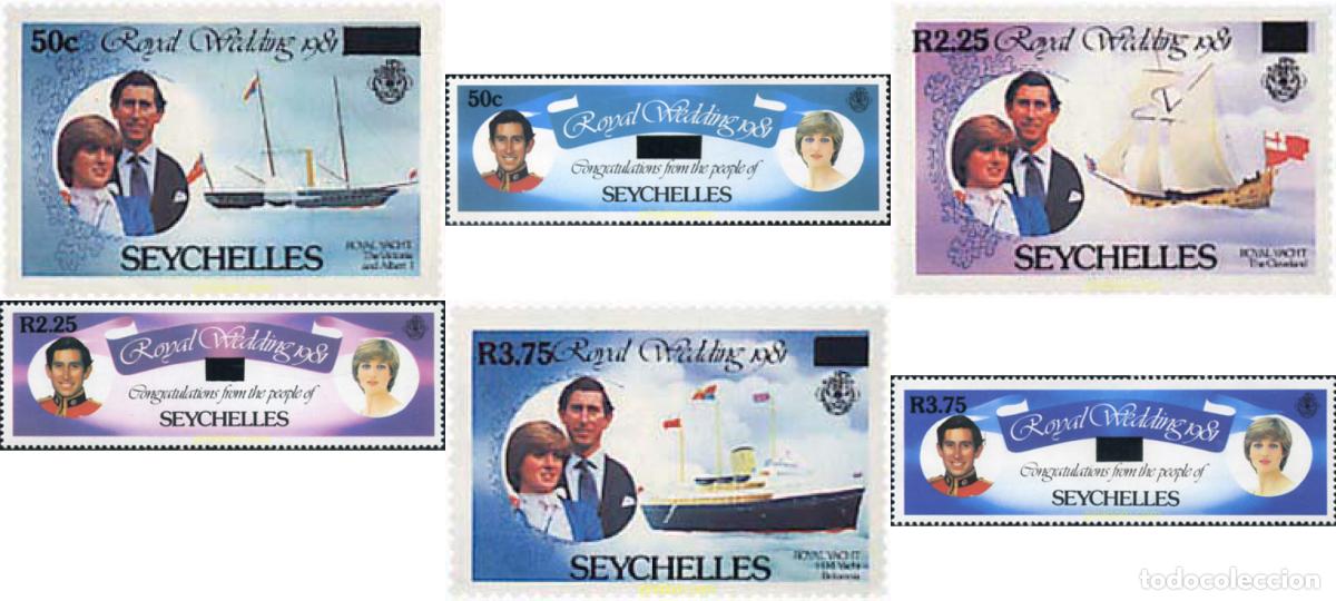 Sellos: 92445 MNH SEYCHELLES 1983 BODA DEL PRINCIPE CARLOS Y LADY DIANA SPENCER