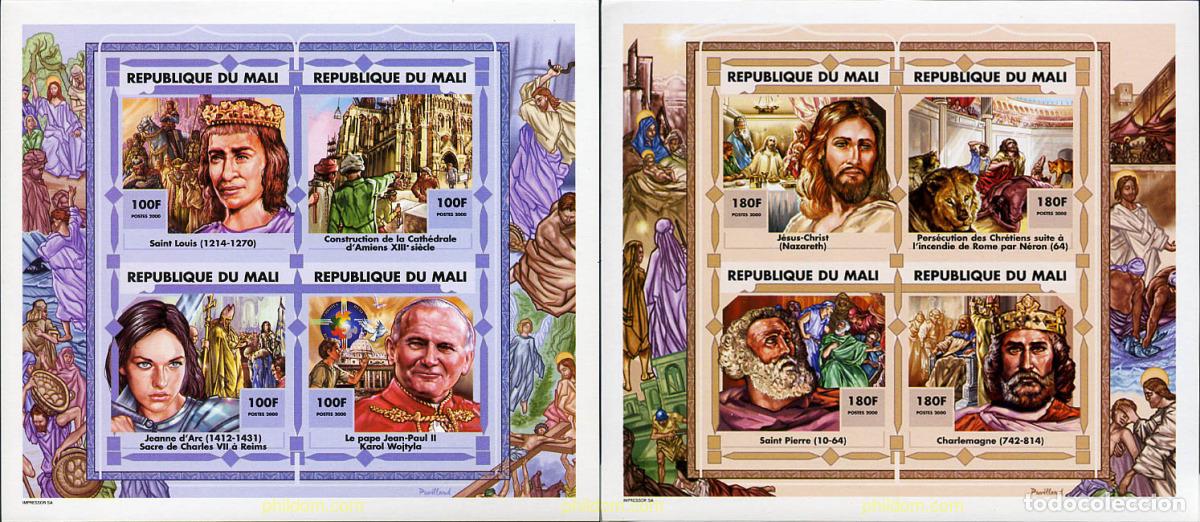 Sellos: 12892 MNH MALI 1999 2000 ANIVERSARIO DEL NACIMIENTO DE CRISTO