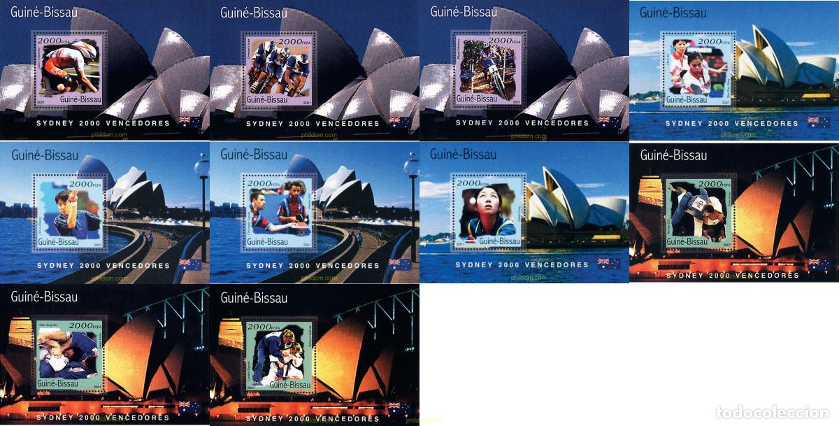 Sellos: 159848 MNH GUINEA BISSAU 2001 27 JUEGOS OLIMPICOS VERANO SYDNEY 2000