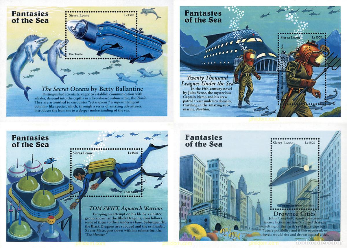 Sellos: 658416 MNH SIERRA LEONA 1996 FANTASIAS DEL MAR