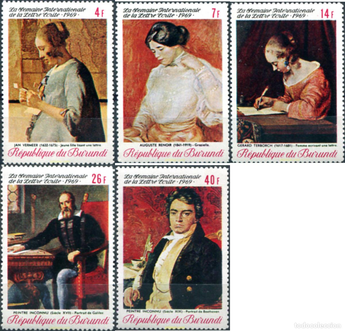 Francobolli: 73320 MNH BURUNDI 1969 SEMANA INTERNACIONAL DE LA CARTA