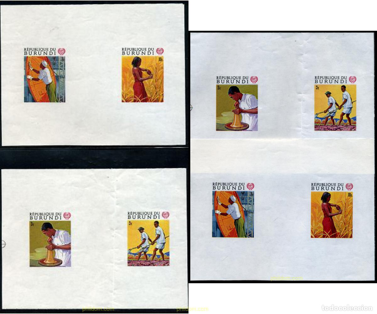 Francobolli: 202217 MNH BURUNDI 1969 50 ANIVERSARIO DE LA OIT (ORGANIZACION INTERNACIONAL DEL TRABAJO)