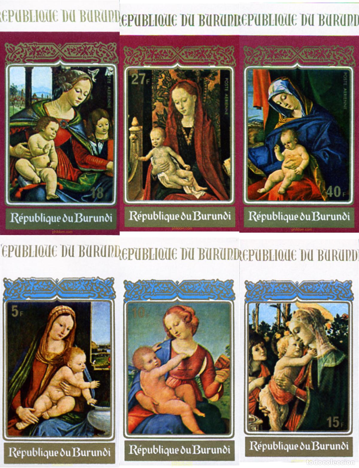 Sellos: 14764 MNH BURUNDI 1972 NAVIDAD