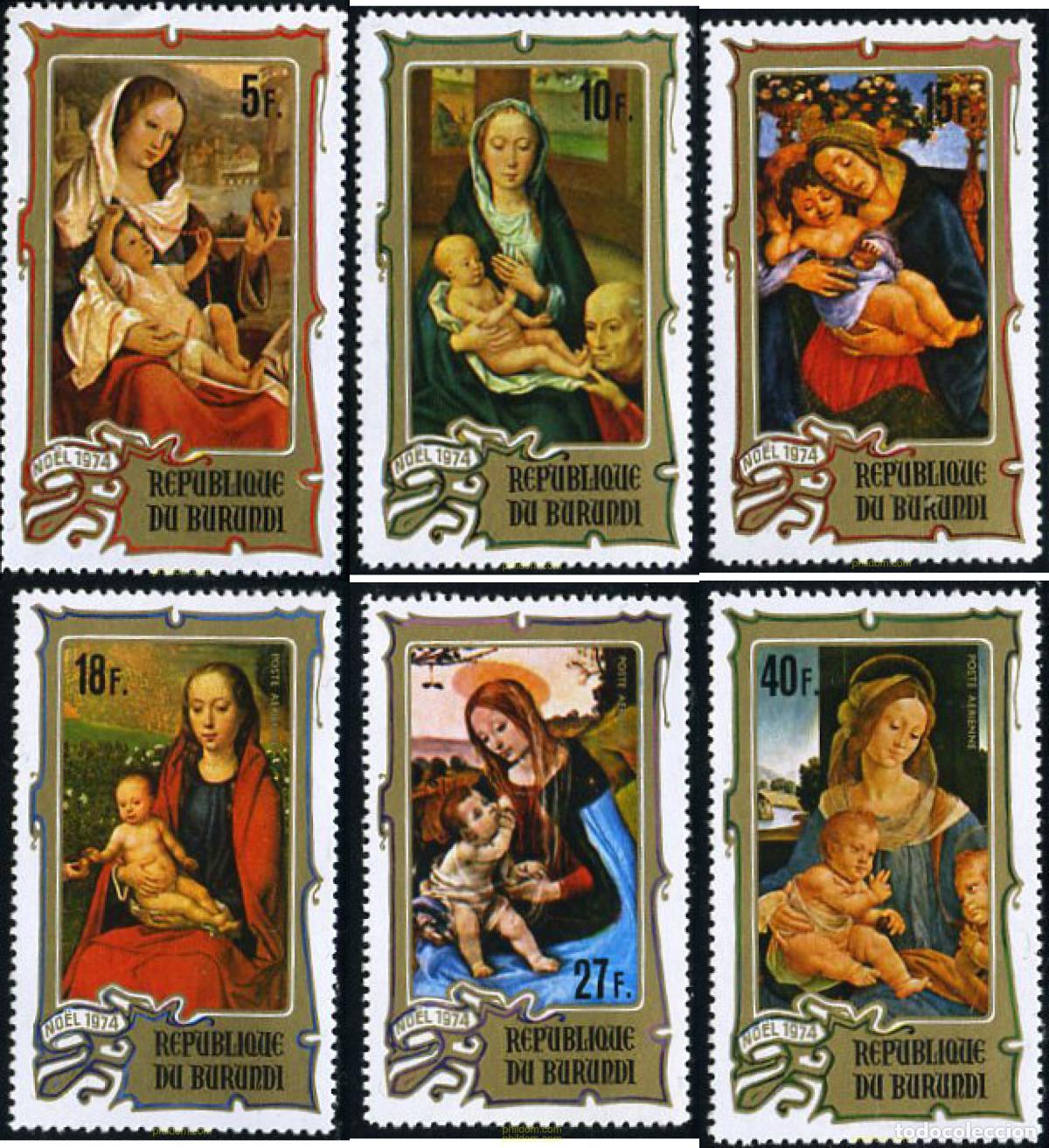 Sellos: 73359 MNH BURUNDI 1974 NAVIDAD