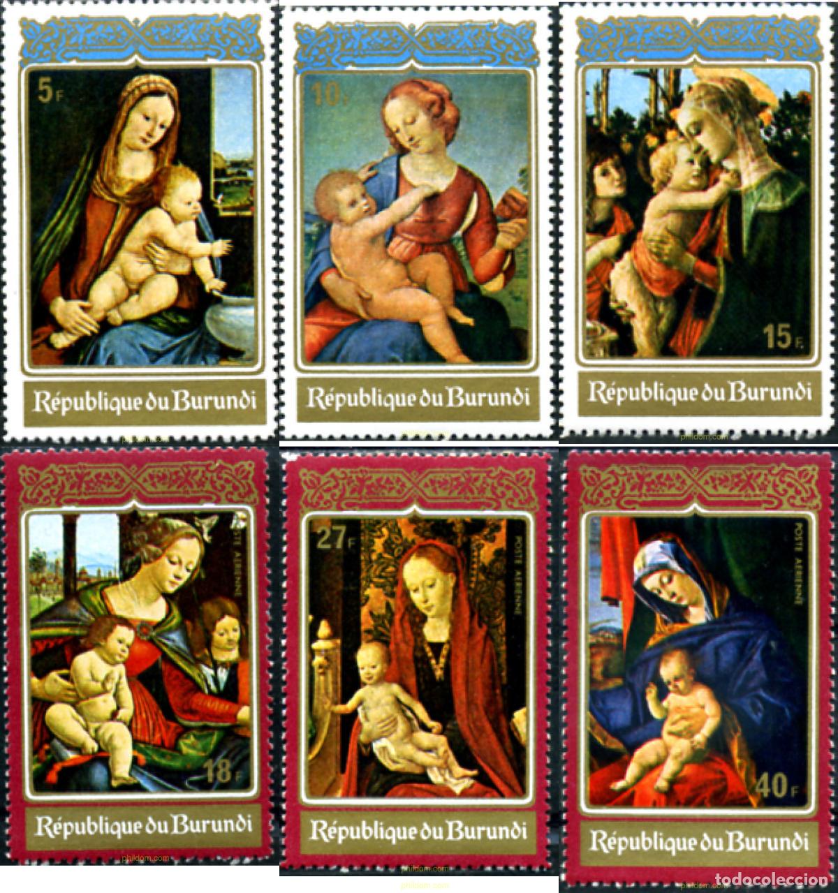 Sellos: 73345 MNH BURUNDI 1972 NAVIDAD