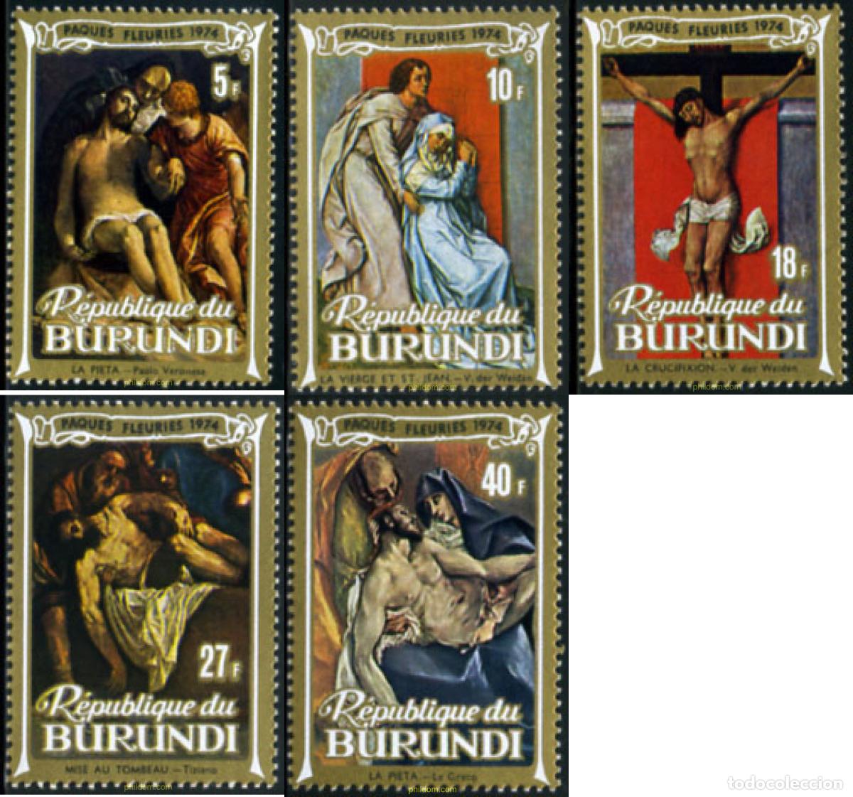Sellos: 73357 MNH BURUNDI 1974 PASCUA
