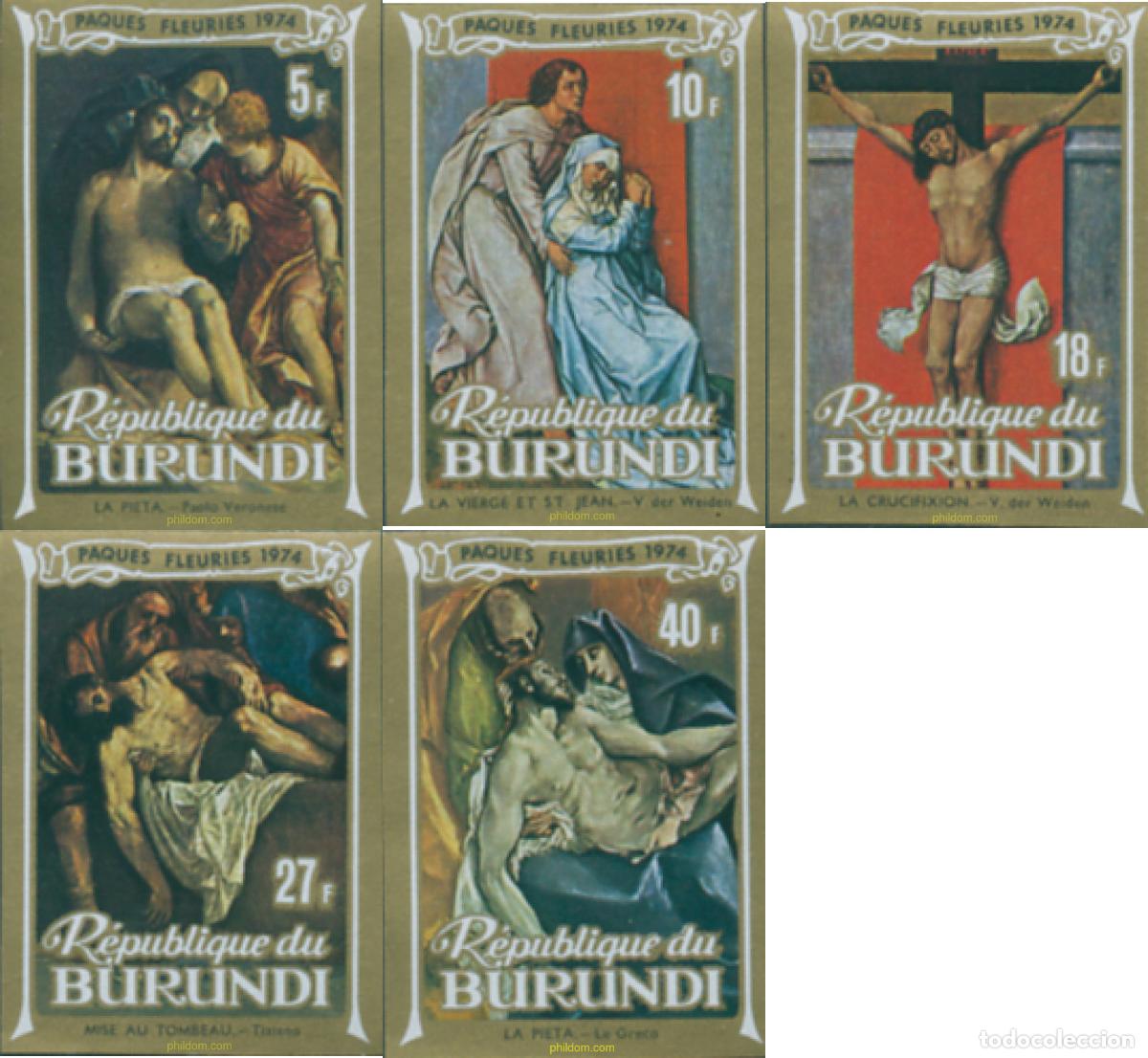 Sellos: 206664 MNH BURUNDI 1974 PASCUA